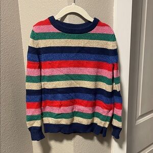 Boden Colorful Striped Kids Sweater